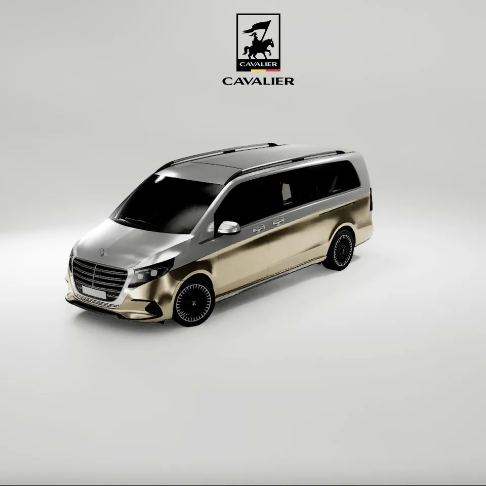 Cavalier V-Class in silver and gold